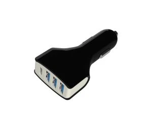 Автомобільний зарядний пристрій з трьома портами USB і портом PD