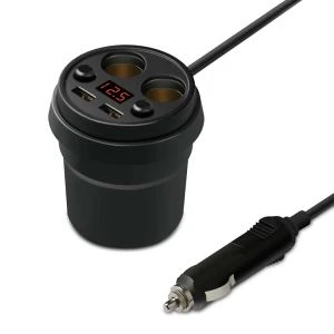 Світлодіодний дисплей USB автомобільний зарядний пристрій